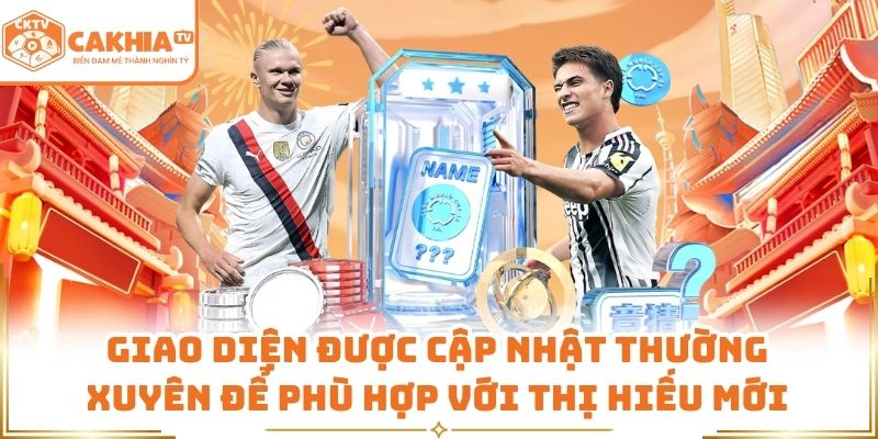 CakhiaTV urbina - Trực tiếp chung kết World Cup 2026 2 Giao diện được thiết kế để phù hợp với trải nghiệm thực tế